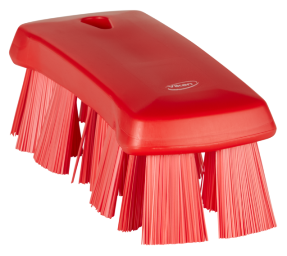 Perie UST cu peri duri 176 mm, roz - Vikan rosu 
