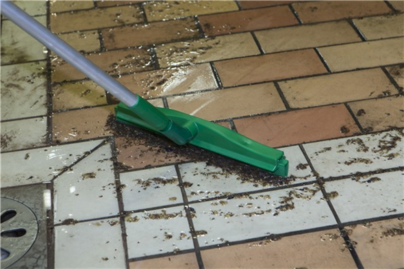 Racleta Hygiene cu cap rotativ si rezerva 600 mm, verde - Vikan verde