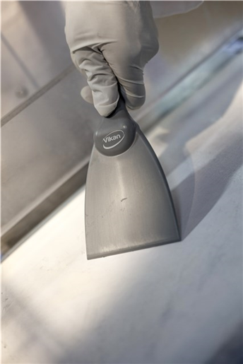 Scraper 75 mm, metal detectabil, verde - Vikan verde