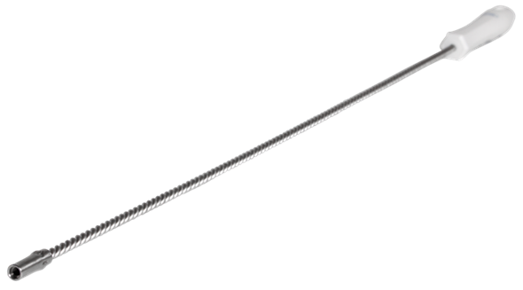 Maner flexibil inox Ø5 mm,755 mm, alb - Vikan 