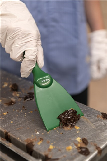 Scraper 75 mm, metal detectabil, verde - Vikan verde