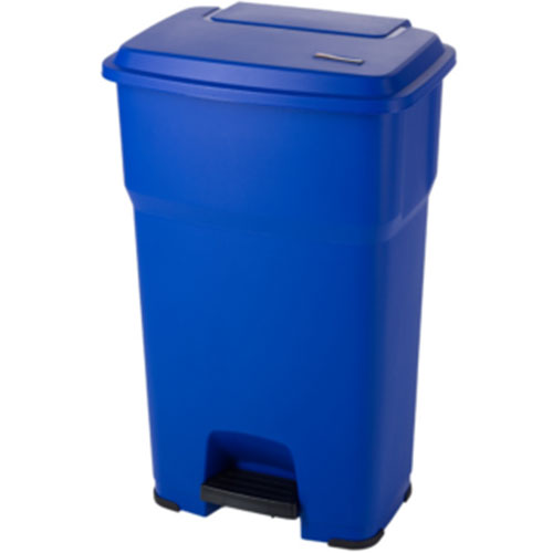 Cos gunoi cu pedala Hera 85L, albastru - Rothopro