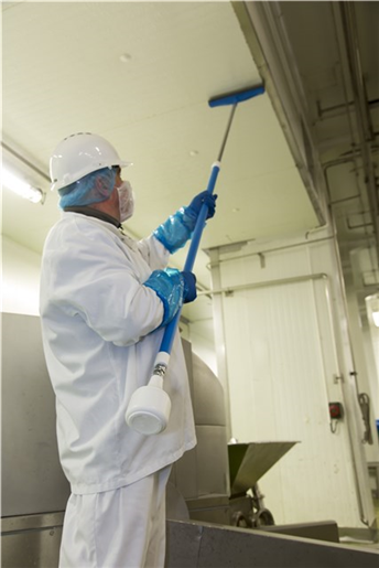 Maner telescopic aluminiu cu distributie de apa Ø32 mm,1600-2780mm, albastru - Vikan albastru