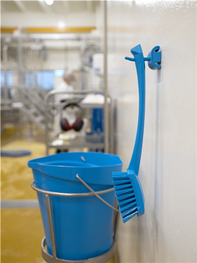 Suport perete (carlig) Hygienic 1 produs 41,5 mm, roz - Vikan roz