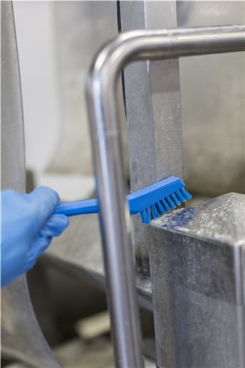 Perie ingusta cu peri extra-duri, 205 mm, albastra - Vikan