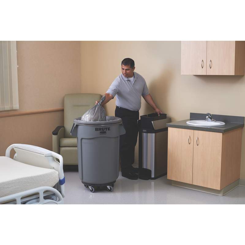Container Brute cu canale de ventilare 166.5 L, negru - Rubbermaid