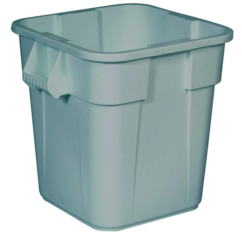 Container Brute patrat 106 L, gri - Rubbermaid