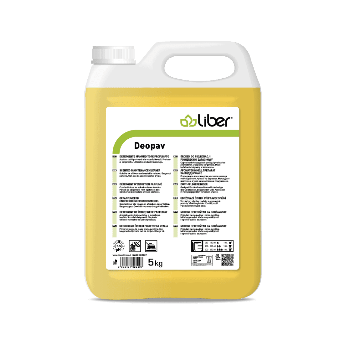 Deopav - Detergent cu pH neutru pentru suprafete - Liber