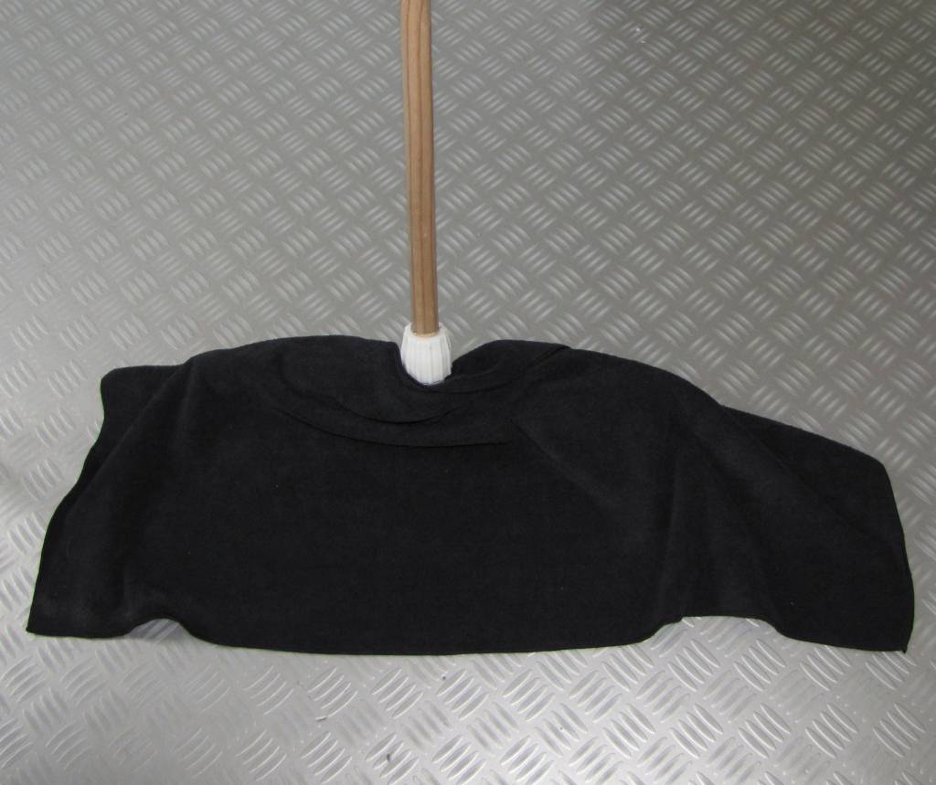 Laveta microfibra Maxi Black 40 x 85 cm, neagra - DeWitte 