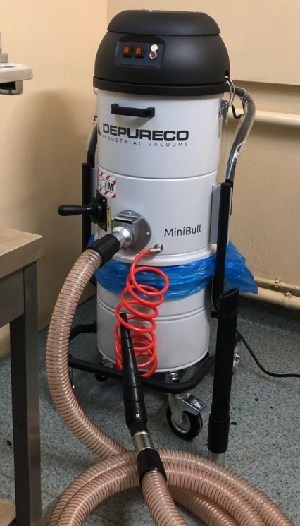 MiniBULL  - Aspirator industrial, clasa de praf M - Depureco 