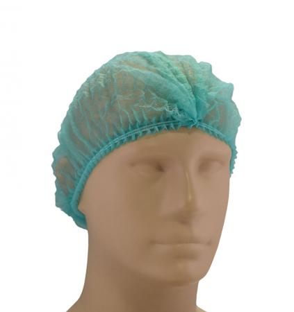 Capelina cu cusatura dubla, albastra - Global Hygiene verde 