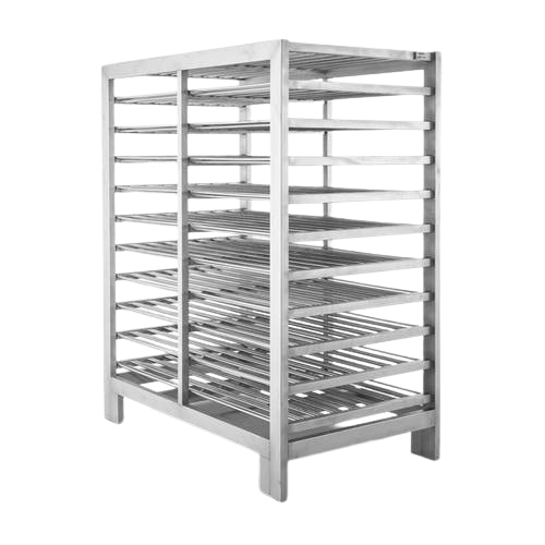 Rastel depozitare tavi alimente KG-K 11, inox - Mohn