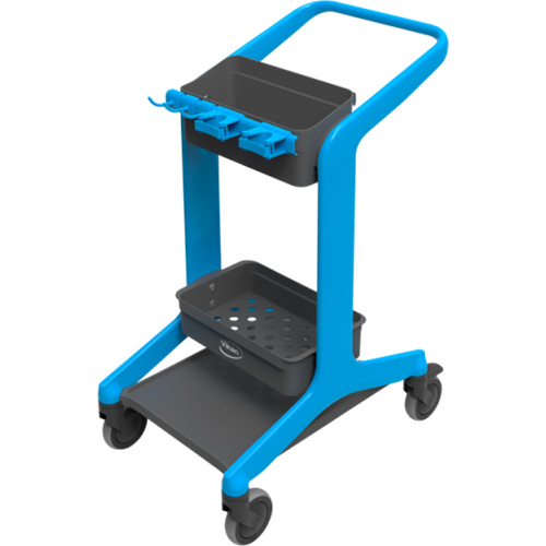Statie mobila de igienizare HyGo, 780 mm, verde - Vikan albastru 