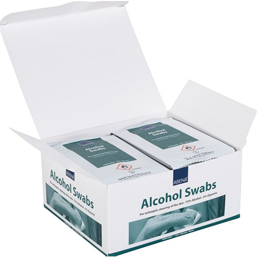 Servetele igienizante pe baza de alcool 50 buc/pac (clorhexidina) - Abena 