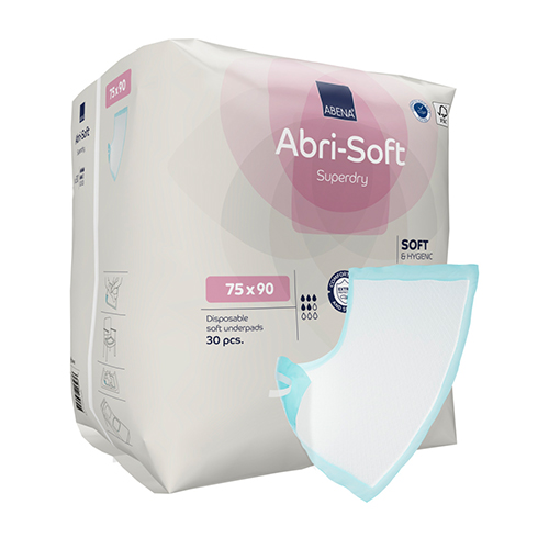 Aleze unica folosinta, 75x90 cm, Abri-Soft Superdry - Abena