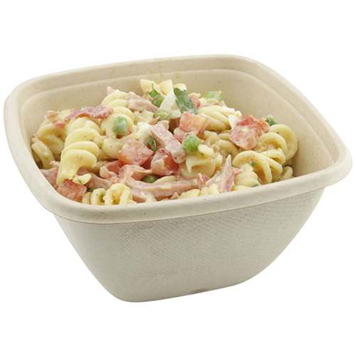 Bol rectangular biodegradabil Bagasse 500ml - Abena