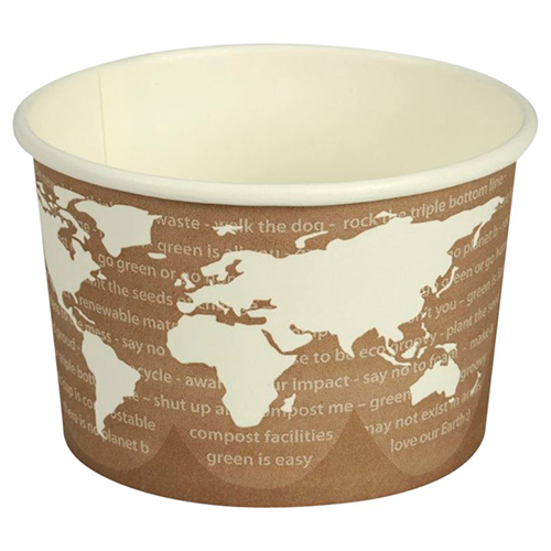 Bol supa biodegradabil World Art, 6cm, Ø7.7cm, 235 ml - Abena