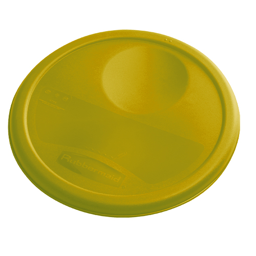 Capac rotund mediu pentru cutii depozitare 5.7 l si 7.6 l, galben - Rubbermaid