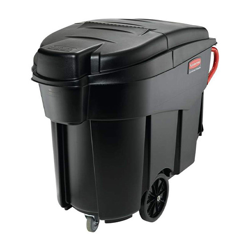 Capac pentru colector deseuri mobil Mega Brute 450 L, negru - Rubbermaid 