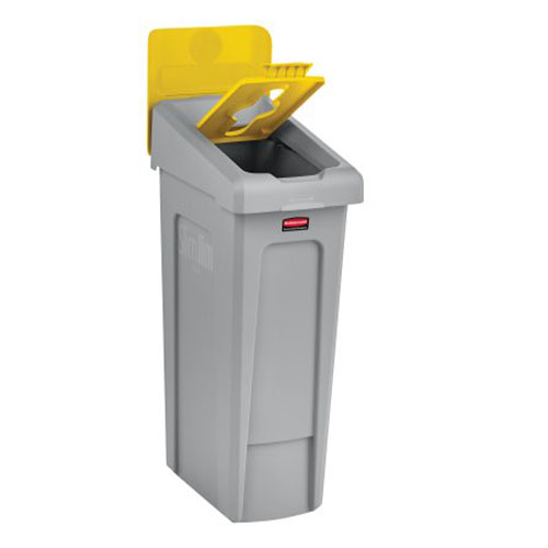 SJRS - Capac deseuri mixte, galben - Rubbermaid galben