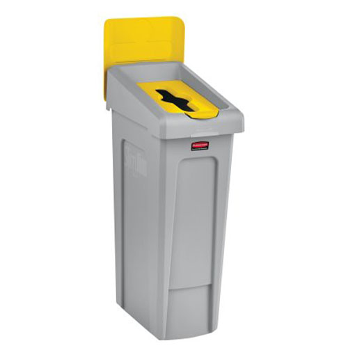 SJRS - Capac deseuri sticla/doza, galben -- Rubbermaid galben