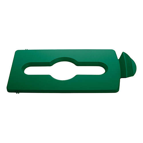 SJRS - Capac cu insertie pentru deseuri mixte, verde - Rubbermaid