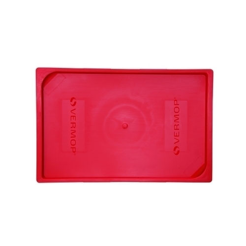 Capac etansabil (cutii 5 L/ 15 L/ 35 L) pentru carucioare curatenie/hoteliere Equipe, antracit - Vermop rosu 