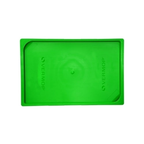 Capac etansabil (cutii 5 L/ 15 L/ 35 L) pentru carucioare curatenie/hoteliere Equipe, antracit - Vermop verde 