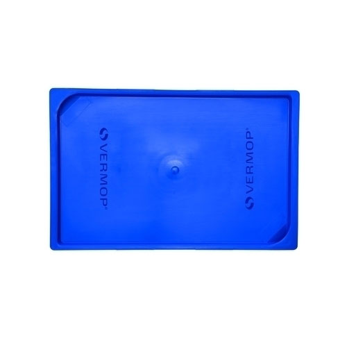 Capac etansabil (cutii 5 L/ 15 L/ 35 L) pentru carucioare curatenie/hoteliere Equipe, antracit - Vermop albastru 