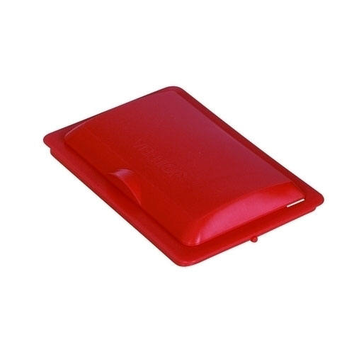 Capac galeata rectangulara 6 L, antracit - Vermop rosu 