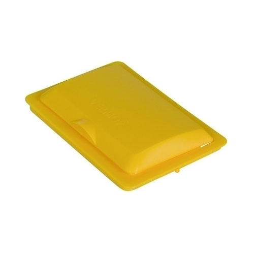 Capac galeata rectangulara 6 L, antracit - Vermop galben 