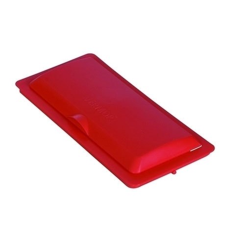Capac galeata rectangulara 8 L, antracit - Vermop rosu 