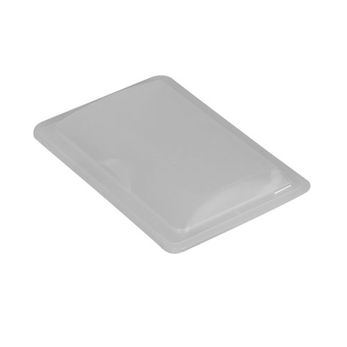 Capac galeata rectangulara 6 L, antracit - Vermop transparent 