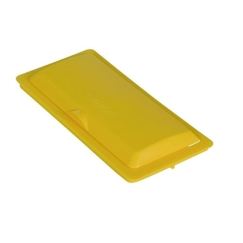 Capac galeata rectangulara 8 L, antracit - Vermop galben 