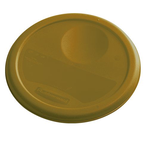 Capac rotund mic pentru cutie depozitare 3.8 l, galben - Rbbermaid