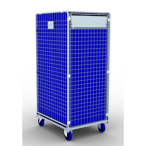 Carucior transport lenjerie pentru spalatorie textila cu 4 laturi cu polipropilena, 50 x 100 mm T20 - Picchi