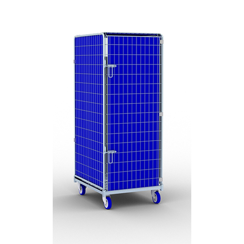 Carucior transport lenjerie pentru spalatorie textila cu 4 laturi cu polipropilena, 50 x 100 mm T20 - Picchi 