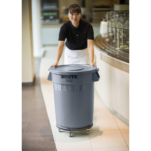 Carucior containere Brute 113.4 kg negru - Rubbermaid 