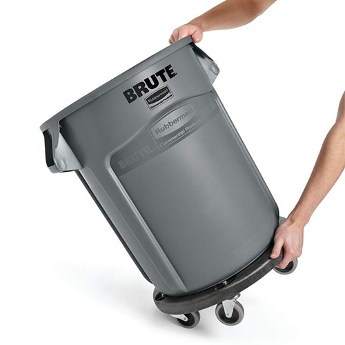 Carucior containere Brute 113.4 kg negru - Rubbermaid 