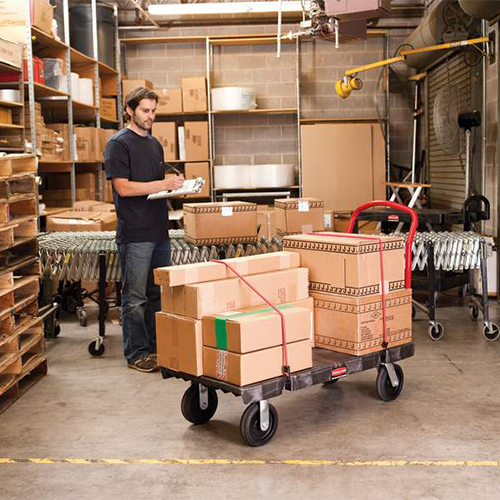 Carucior cu platforma transport/manipulare marfuri Duramold - Rubbermaid 