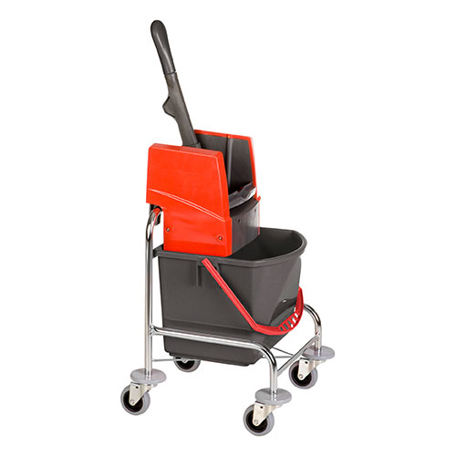 Carucior curatenie 1 x 17 L, cromat  - Vermop
