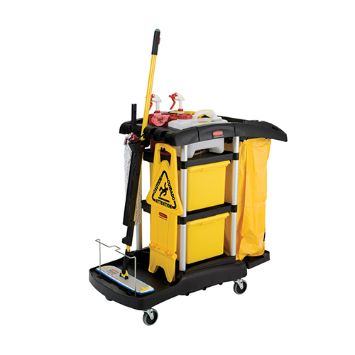Carucior curatenie pe cod de culori - Rubbermaid 