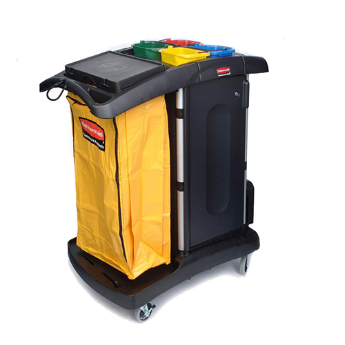 Carucior curatenie pe cod de culori - Rubbermaid