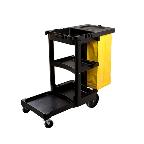 Carucior curatenie cu sac Janitor si doua roti pivotante - Rubbermaid 