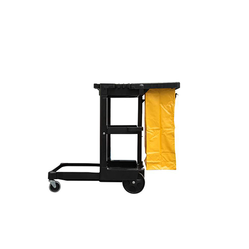 Carucior curatenie cu sac Janitor si doua roti pivotante - Rubbermaid 