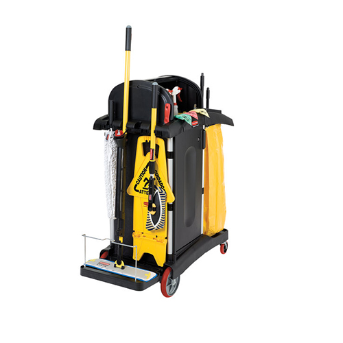 Carucior curatenie Hygen, negru - Rubbermaid 