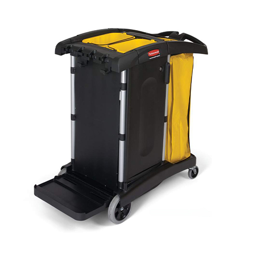 Carucior curatenie capacitate mare, negru - Rubbermaid