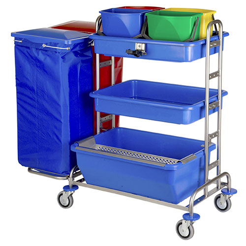 Carucior curatenie Variant Des 2000 / K, cromat - Vermop