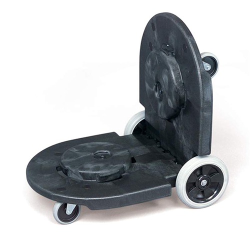 Carucior dublu pentru containere Brute, negru - Rubbermaid 