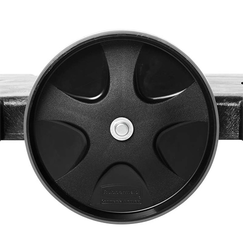 Carucior dublu pentru containere Brute, negru - Rubbermaid 